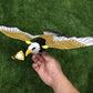 Realistic Flying Eagle Bird Toy with Spread Wings