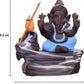 Handcrafted Monk Ganesha Backflow Incense Holder